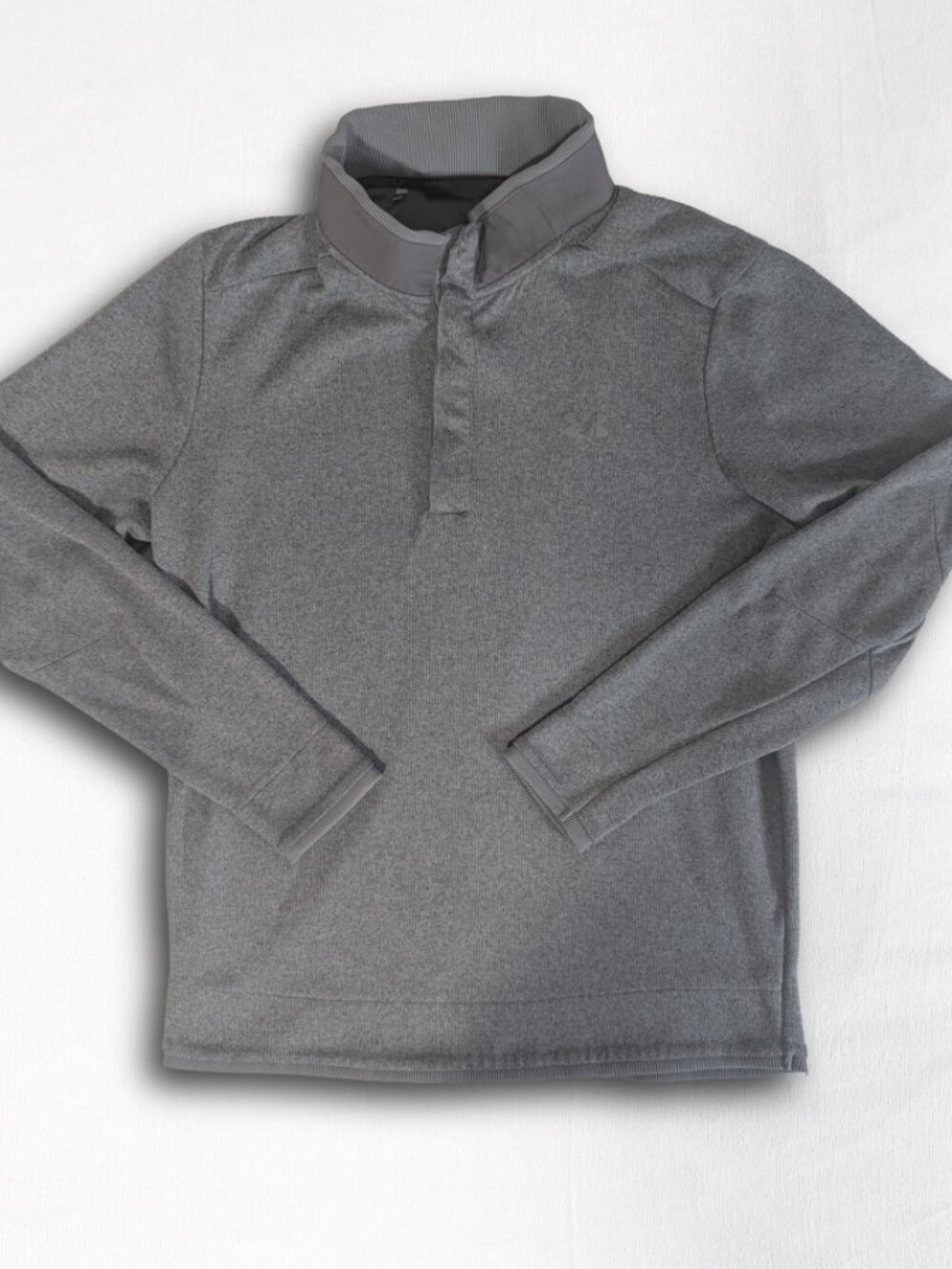 Under Armour Golf ColdGear 1/4 Snap Pullover Men's LG Gray Loose Fit